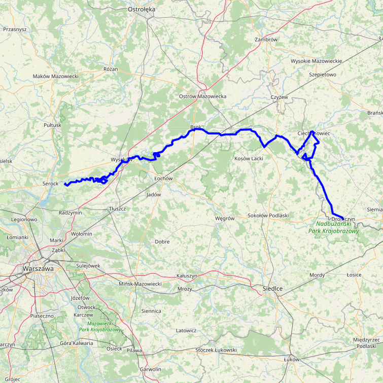 Serock – Drohiczyn (192.6km)